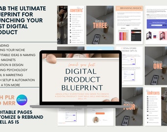 The Digital Product Blueprint (With Master Resell Rights) - The Ultimate Guide to Launching Digital Products that Actually Sell with MRR