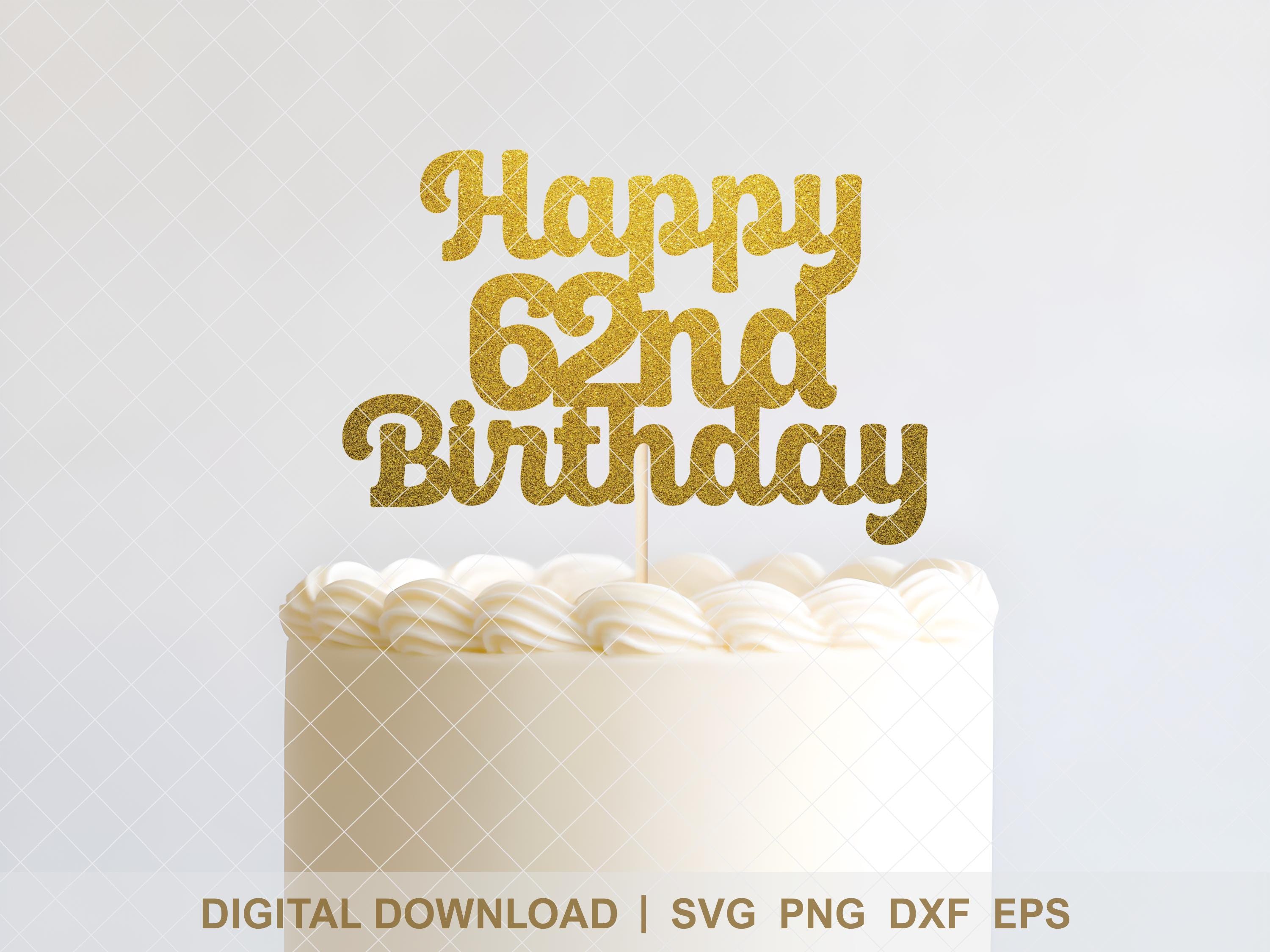 Happy 62 birthday - Etsy 日本