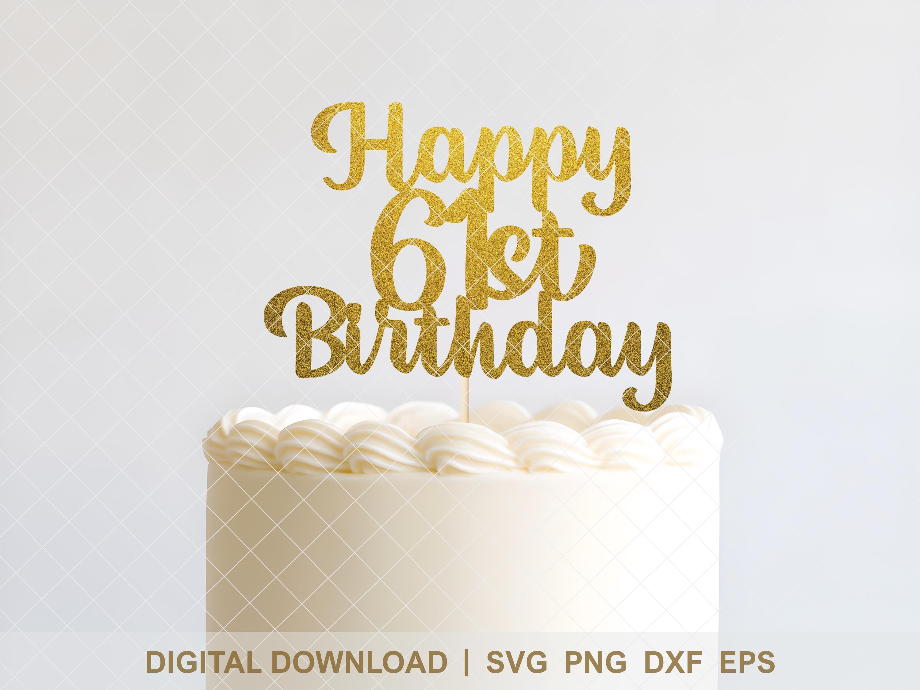 61st happy birthday - Etsy 日本