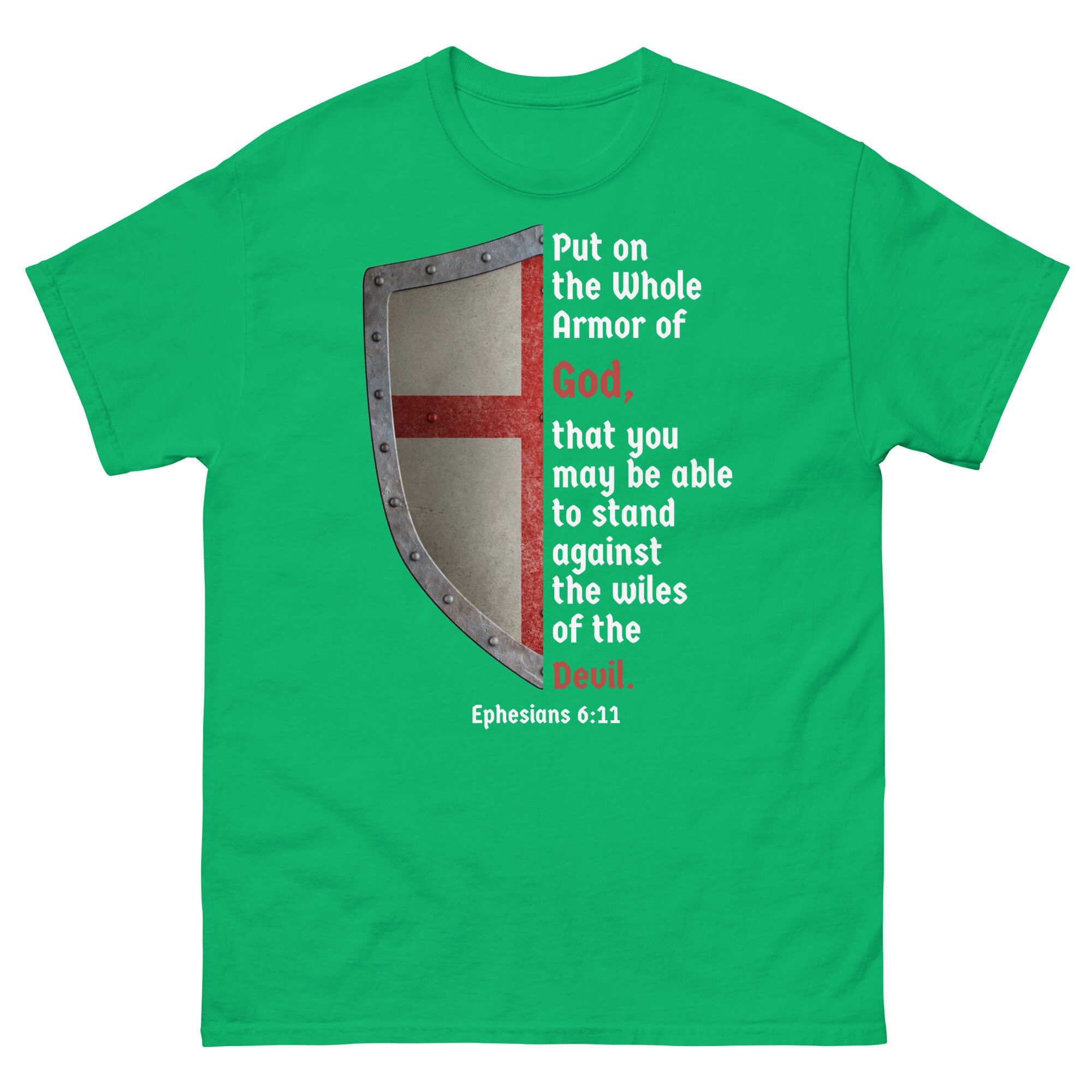 Armor of God Shirt, Cross, Christian, Catholic, Crusader Cross, Cross