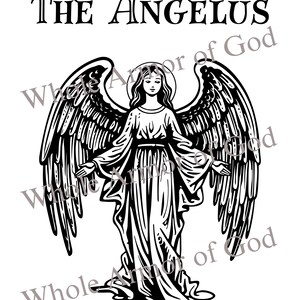 Catholic Coloring Pages, Set of 6 Angelus Coloring Pages, Printable ...