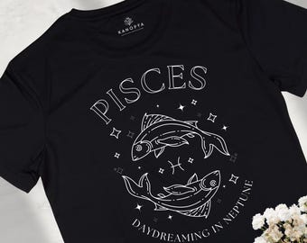 Pisces Zodiac Sign T-shirt, Astrology graphic shirt, Horoscope Shirt, Pisces shirt, Pisces girl, Pisces energy,  Pisces. Unisex classic tee