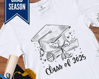 Graduation T-Shirt – Class of 2025 Shirt, Senior Graduation Gift, Grad Season Tee, Senior T-shirt. Unisex classic tee