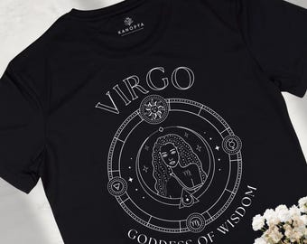 Virgo Zodiac Sign T-shirt, Astrology graphic shirt, Horoscope Shirt, Virgo shirt, Virgo girl, Virgo energy, Virgo vibes. Unisex classic tee