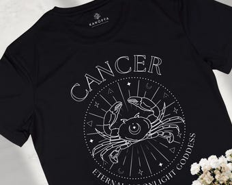 Cancer Zodiac Sign T-shirt, Astrology graphic shirt, Horoscope Shirt, Cancer shirt, Cancer girl, Cancer energy, Cancer. Unisex classic tee