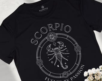 Scorpio Zodiac Sign T-shirt, Astrology graphic shirt, Horoscope Shirt, Scorpio shirt, Scorpio girl, Scorpio energy. Unisex classic tee