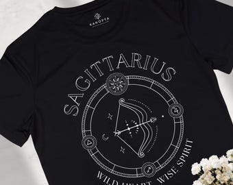 Sagittarius Zodiac Sign T-shirt, Astrology graphic shirt, Horoscope Shirt, Sagittarius shirt, Sag , Sagittarius energy. Unisex classic tee