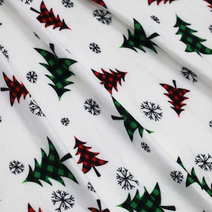 DBP Buffalo Plaid Trees by the Yard