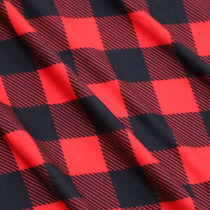 DBP Red Buffalo Plaid by the Yard