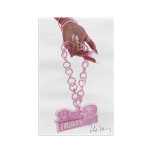 Nicki Minaj - GAG CITY - Pink Friday 2 - ALBUM cover -tea towel - 2024 - fan gear - concert memorabilia - vintage gift