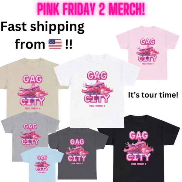 Nicki Minaj - GAG CITY - Pink Freitag 2 Tournee 2024 - T-Shirt bedruckt