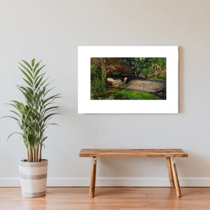 John Everett Millais print - Ophelia - John Everett Millais poster | wall art | famous painting print | home decor | poster prints | A4/A3