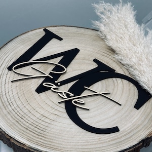 Letrero de madera para puerta de baño de invitados