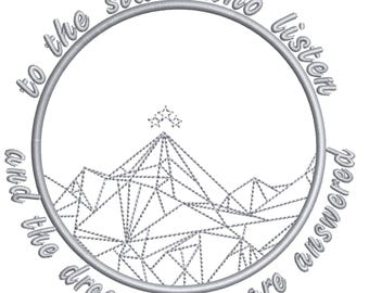 Embroidery design - Velaris ACOTAR