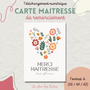Druckbare digitale Karte für Herrin / Herrin Geschenk, Danke Herrin, Geschenk zum Jahresende