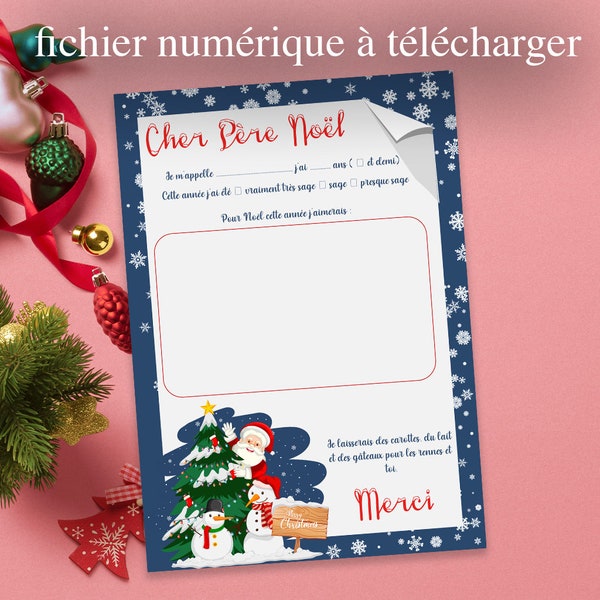 Lettre au père Noël (Fichier numérique)