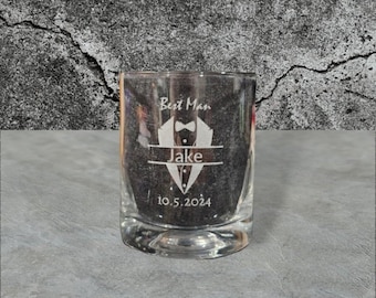 10oz Personalized Whiskey Glass