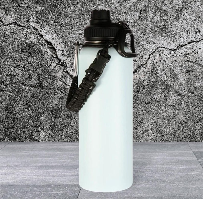 40oz Personalized Insulated Stainless Steel Water Bottle Off-White