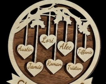 Personalized Heart Ornament