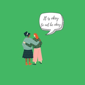 Leuke sticker op emoties, welzijn en geestelijke gezondheid, cool cadeau