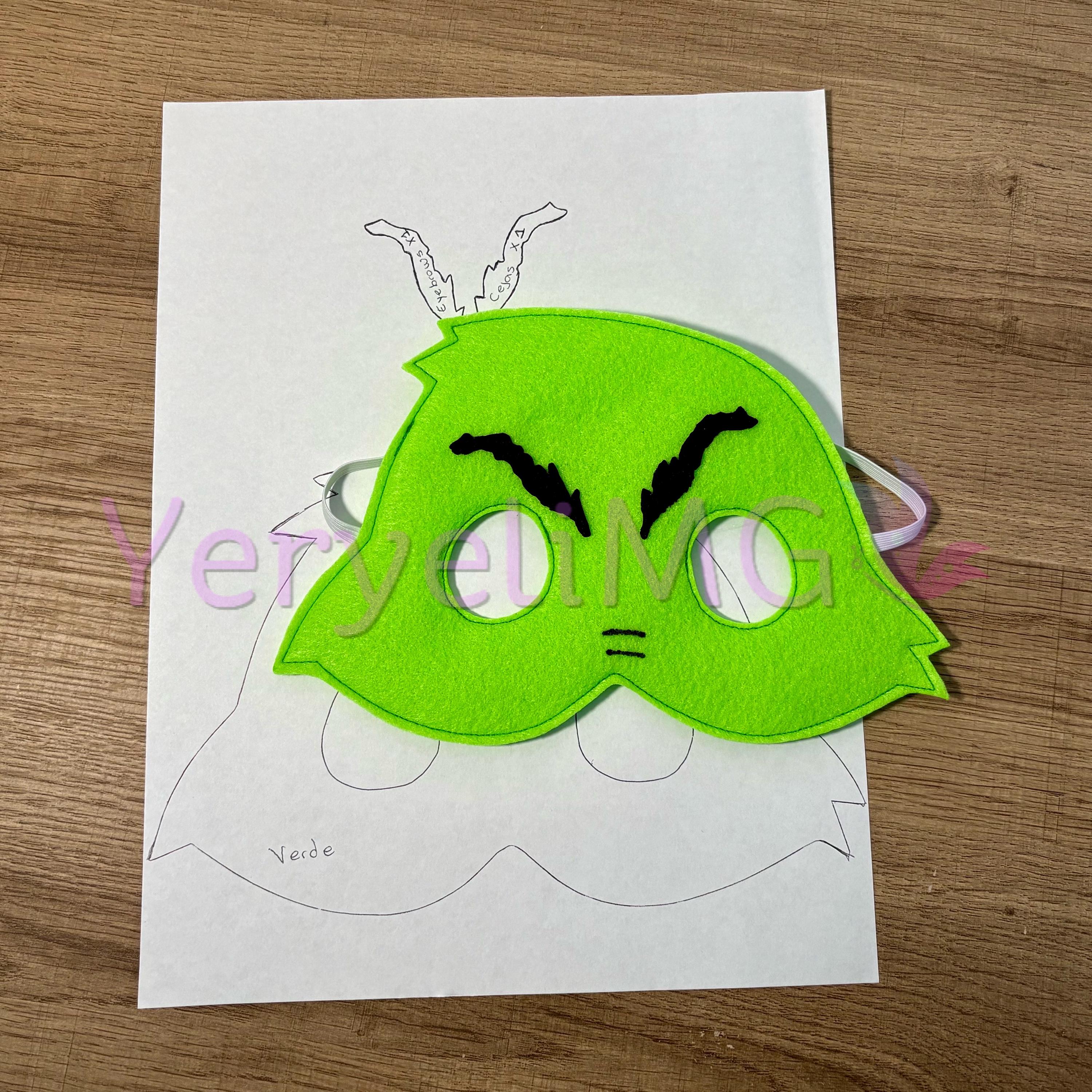 grinch mask template - etsy.de
