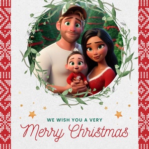 Personalisierte Pixar Weihnachtskarten