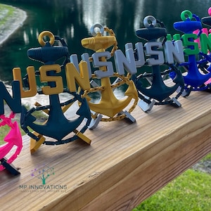 3D Printed US Navy CPO Anchor: Custom Military Gift