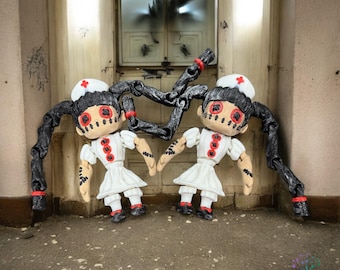 Custom 3D Printed Cobotech Articulated Spooky Doll - Halloween Decor