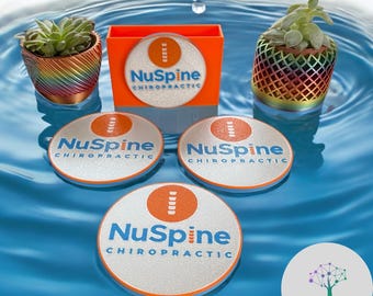 Benutzerdefinierte 3D-gedruckte Untersetzer für Unternehmen - Fördern Sie Ihre Marke mit personalisierten Designs