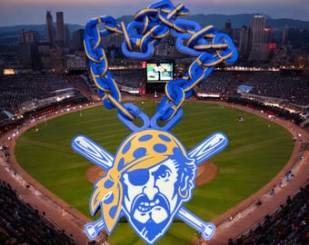 Fernandina Pirates Medaillon: 3D Baseball Team Fan Geschenk