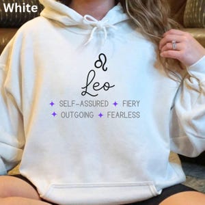 Leo Zodiac Hoodie: Astrological Symbol Sweatshirt