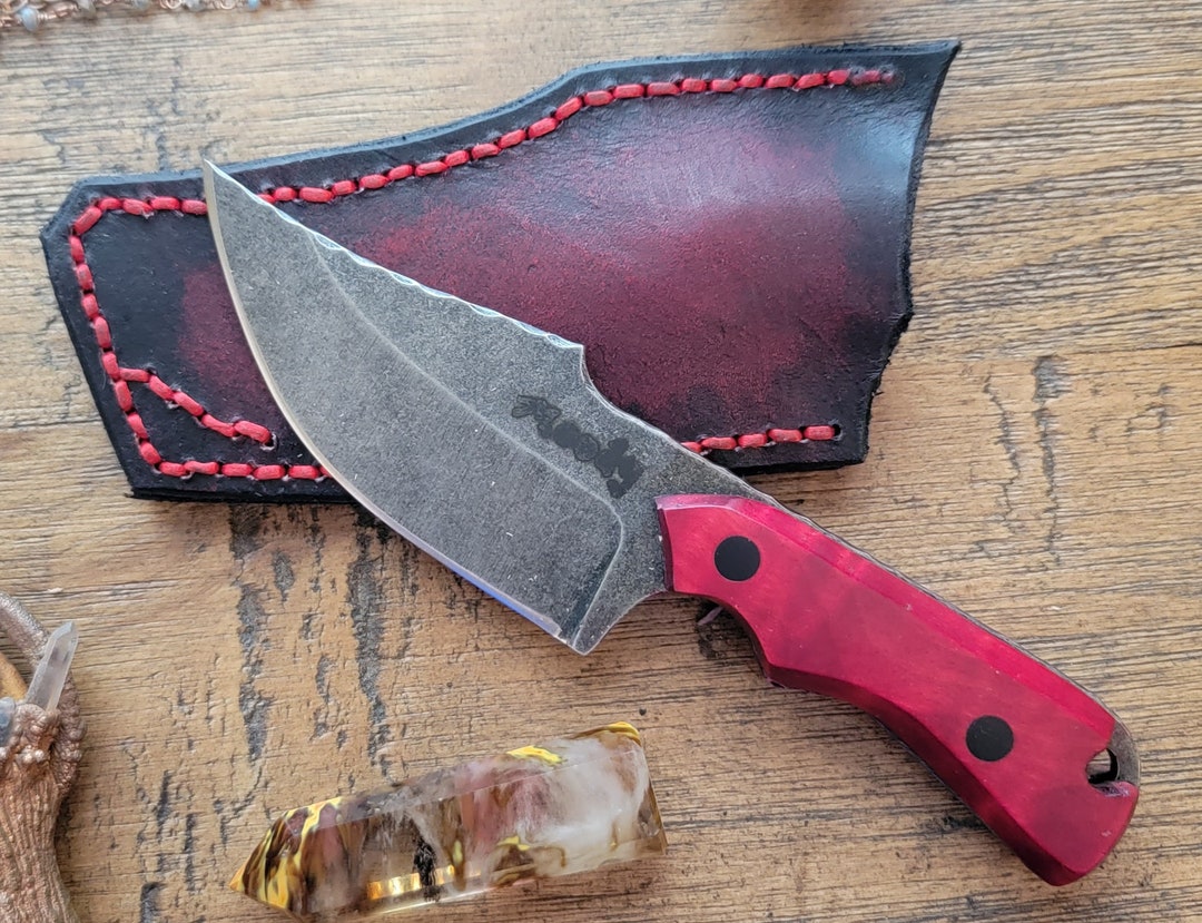 Pocket Fixed Blade Hand Knife Handmade Custom Knife Etsy