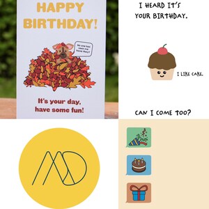 Cartões de feliz aniversário - para todos! | Fofo, feito na Irlanda, feito na Irlanda e para todas as idades