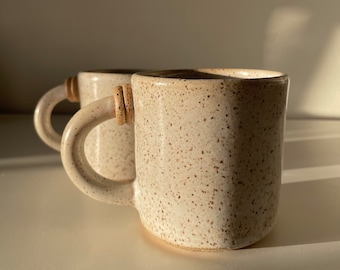 MADE TO ORDER Handmade Ceramic Mug - handmade mug, aesthetic mug, office mug, tea mug, coffee lovers mug,  stoneware mug