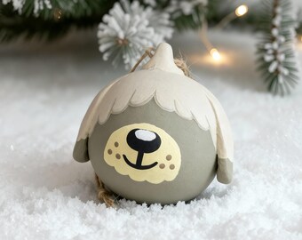 Dog Villagers - Custom Animal Crossing Ceramic Christmas Ornament – hand made to order villager bauble