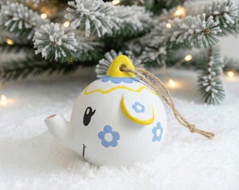 Elephant Villagers - Custom Animal Crossing Ceramic Christmas Ornament – hand made to order villager bauble