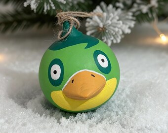 Bird Villagers - Custom Animal Crossing Ceramic Christmas Ornament – hand made to order villager bauble