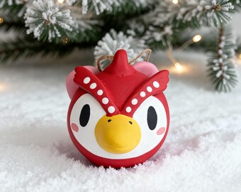 NPCs - Custom Animal Crossing Ceramic Christmas Ornament – hand made to order villager bauble