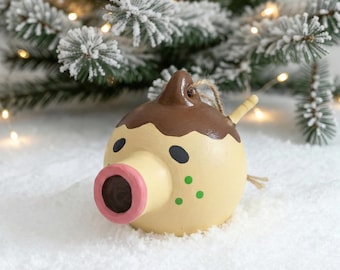 Octopus Villagers - Custom Animal Crossing Ceramic Christmas Ornament – hand made to order villager bauble