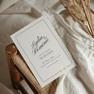 Romantische handgeschriebene Save the Date-Vorlage Benutzerdefinierte Save the Dates Hochzeit bearbeitbar Stationär druckbar Save the Date Karten Digitaler Download