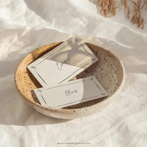 Handgeschriebene Hochzeit Tischkarten Vorlage Gefaltete Tischkarten Druckbare Handgeschriebene Namenskarten Skurrile Tischkarten Bearbeitbare Karte Tischname
