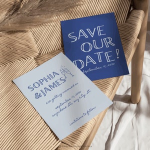 Handgeschriebene Save the Date Vorlage, Hochzeitseinladung, benutzerdefinierte Save the Date, handgezeichnete Hochzeitseinladungen
