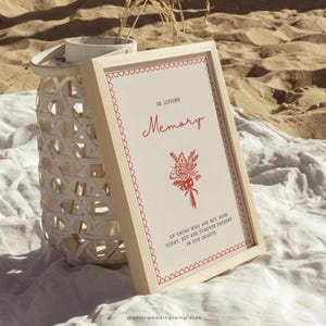 Hand-Drawn In Loving Memory Wedding Sign Template (Digital Download)