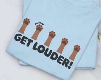Get Louder Protest T-Shirt, Protect Democracy, Anti-Ice