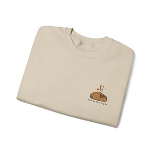 Loaf At First Sight Embroidered Sweatshirt, Sourdough Bread, Sourdough Starter, Baker image 3