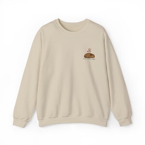 Loaf At First Sight Embroidered Sweatshirt, Sourdough Bread, Sourdough Starter, Baker image 7