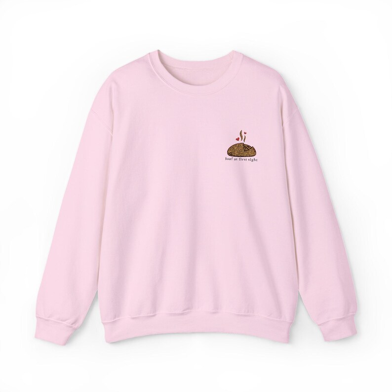 Loaf At First Sight Embroidered Sweatshirt, Sourdough Bread, Sourdough Starter, Baker image 9