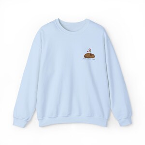 Loaf At First Sight Embroidered Sweatshirt, Sourdough Bread, Sourdough Starter, Baker image 8