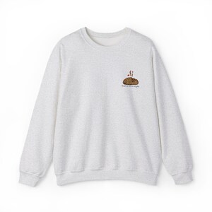 Loaf At First Sight Embroidered Sweatshirt, Sourdough Bread, Sourdough Starter, Baker image 6
