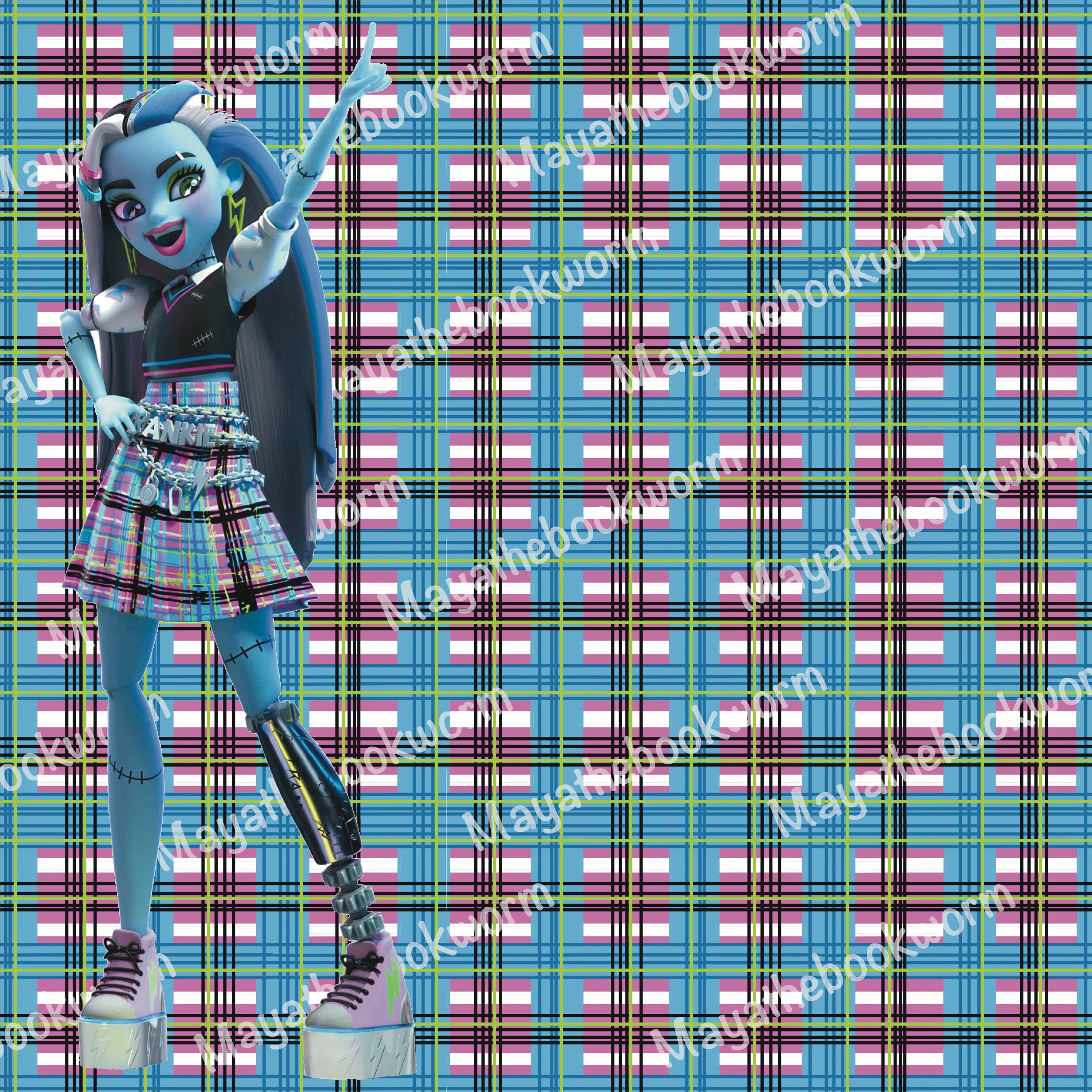 Frankie Tartan G3 - Seamless Cosplay Fabric Pattern - DIGITAL ONLY